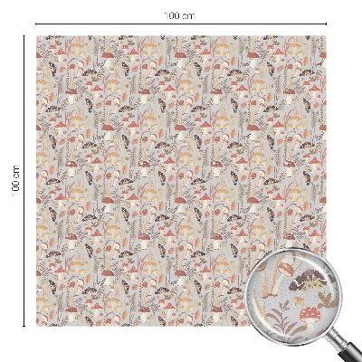 Privátna fólia na okno vitrážová Lesný vzor