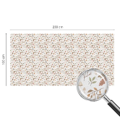 Samolepiaca vitráž na okno a dvere Jesenné vzory