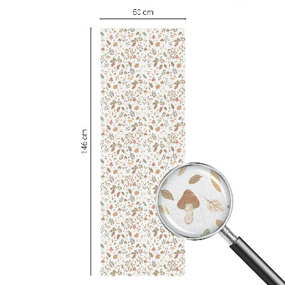 Samolepiaca vitráž na okno a dvere Jesenné vzory