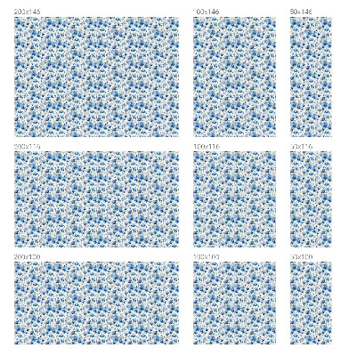 Privátna fólia na okno vitrážová Akvarelové kvety