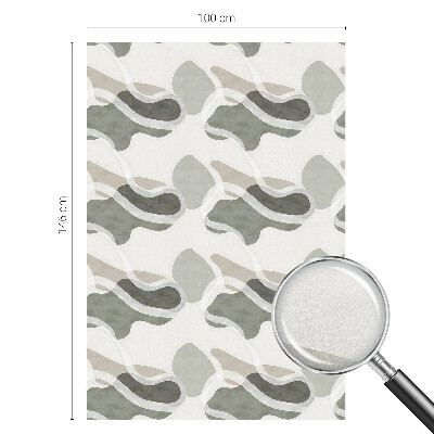 Fólia na okno na ochranu súkromia Organický vzor