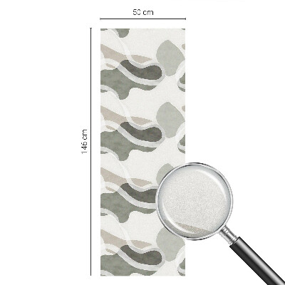 Fólia na okno na ochranu súkromia Organický vzor