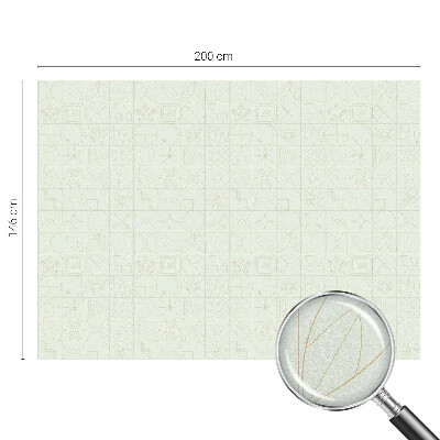 Samolepiaca fólia na sklo Geometrická mozaika