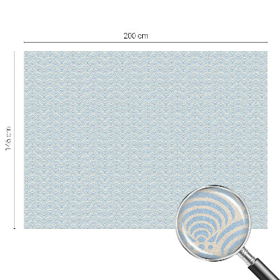 Fólia na okno na ochranu súkromia Japonské vlny