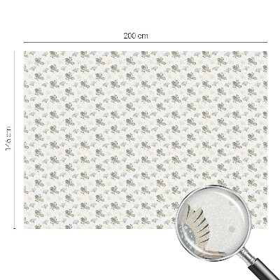 Privátna fólia na okno vitrážová Vtáčí vzor