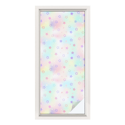 Dekoračná fólia na sklo vitráž Dúhové vzory