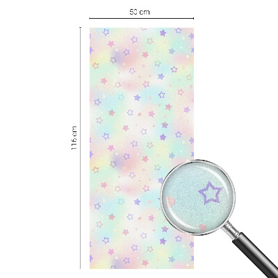 Dekoračná fólia na sklo vitráž Dúhové vzory