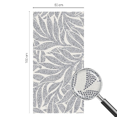 Samolepiaca fólia na sklo Kvapky listov