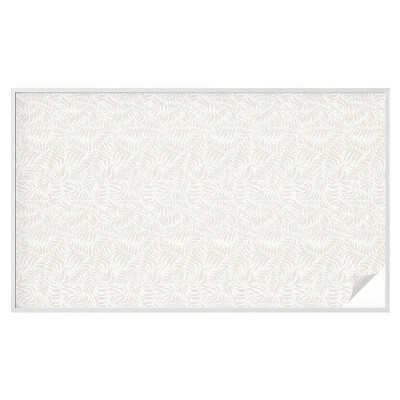 Samolepiaca vitráž na okno a dvere Listová elegancia