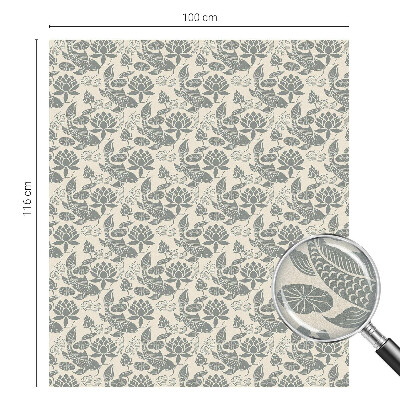 Fólia na okno na ochranu súkromia Orientálny vzor