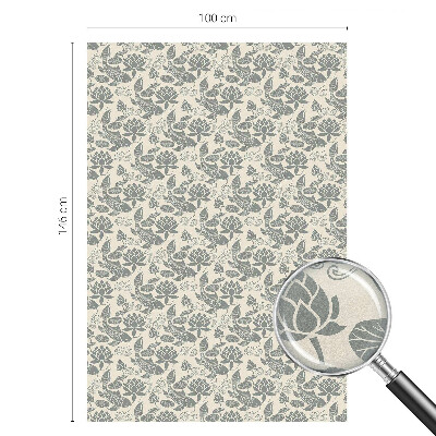 Fólia na okno na ochranu súkromia Orientálny vzor