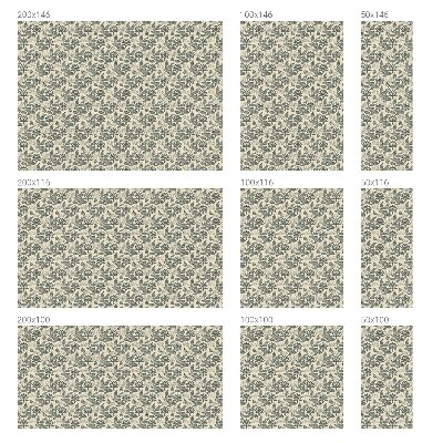 Fólia na okno na ochranu súkromia Orientálny vzor