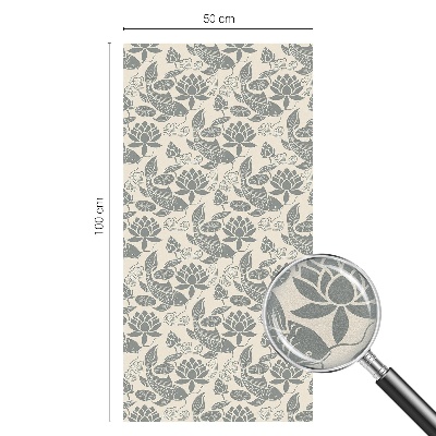 Fólia na okno na ochranu súkromia Orientálny vzor