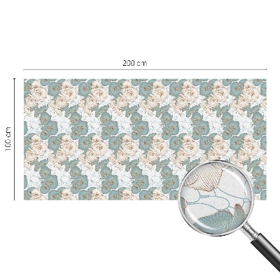 Dekoračná fólia na sklo vitráž Jemné kvety