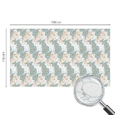 Dekoračná fólia na sklo vitráž Jemné kvety