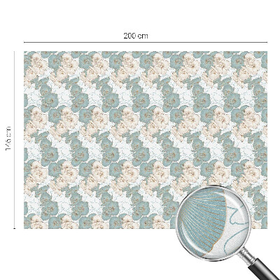 Dekoračná fólia na sklo vitráž Jemné kvety