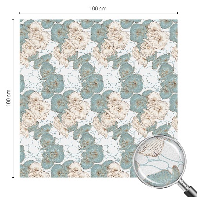 Dekoračná fólia na sklo vitráž Jemné kvety