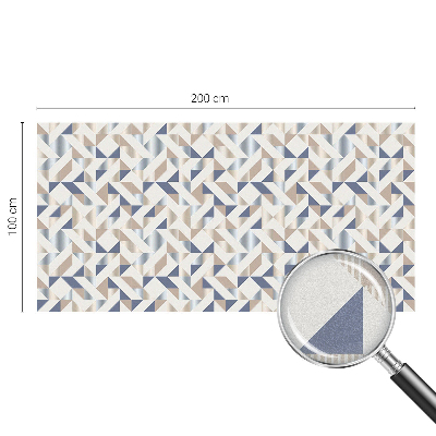 Privátna fólia na okno vitrážová Geometrické vzory