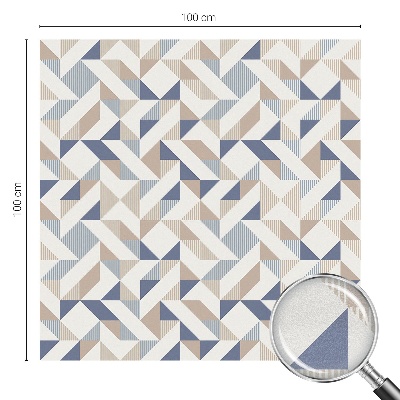 Privátna fólia na okno vitrážová Geometrické vzory