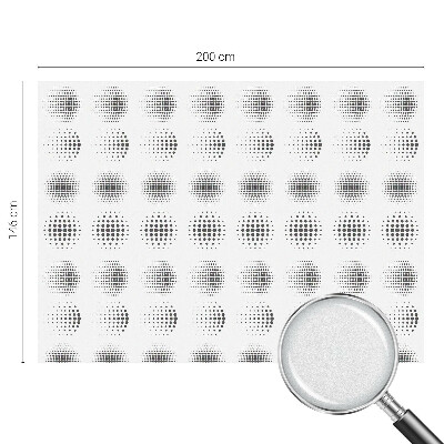 Dekoračná fólia na sklo vitráž Bodkované kruhy