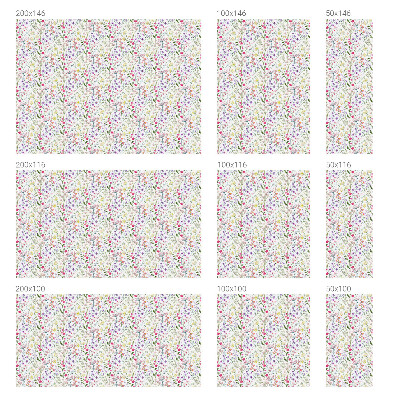 Samolepiaca vitráž na okno a dvere Kvitnúca lúka