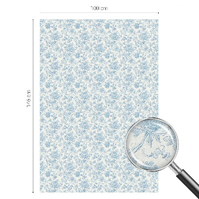 Samolepiaca fólia na sklo Kvetinový vzor