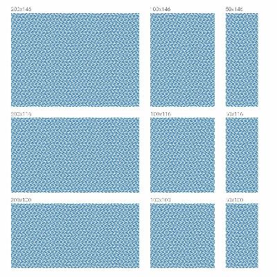 Dekoračná fólia na sklo vitráž Modré vlny