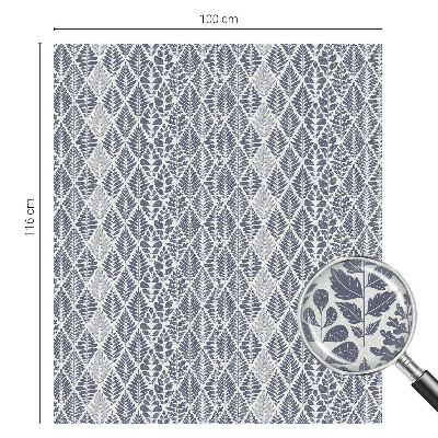 Samolepiaca fólia na sklo Vzorované listy