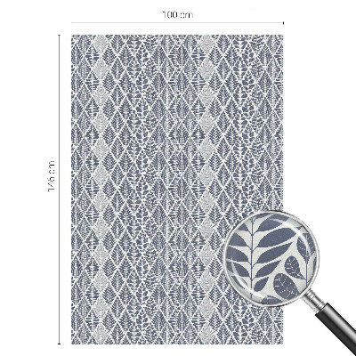 Samolepiaca fólia na sklo Vzorované listy