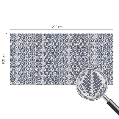 Samolepiaca fólia na sklo Vzorované listy