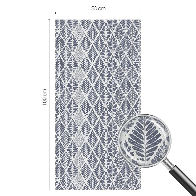 Samolepiaca fólia na sklo Vzorované listy