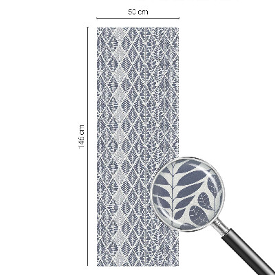 Samolepiaca fólia na sklo Vzorované listy