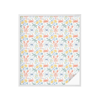 Privátna fólia na okno vitrážová Námorné motívy