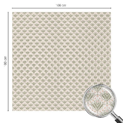 Dekoračná fólia na sklo vitráž Rastlinné ozdoby