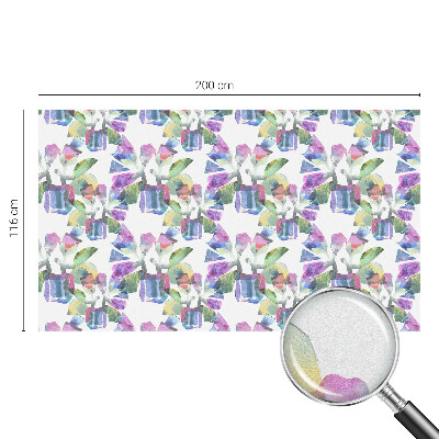 Samolepiaca vitráž na okno a dvere Farebná abstrakcia