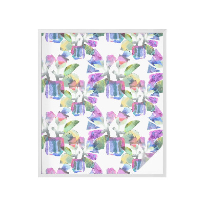 Samolepiaca vitráž na okno a dvere Farebná abstrakcia