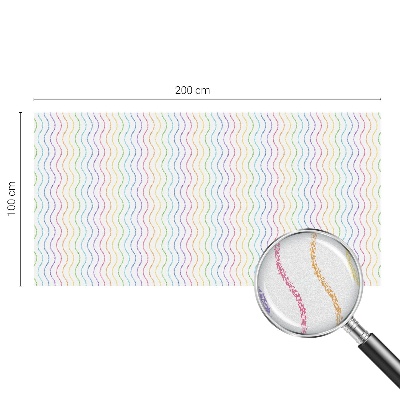 Fólia na okno na ochranu súkromia Dúhové čiary