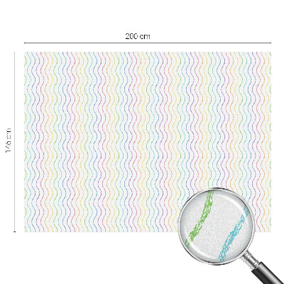 Fólia na okno na ochranu súkromia Dúhové čiary