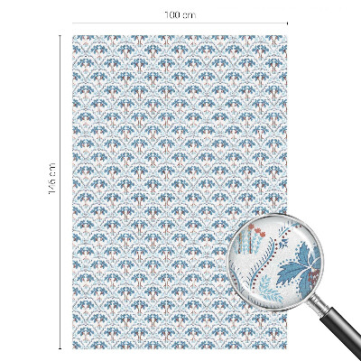 Dekoračná fólia na sklo vitráž Modré palmy