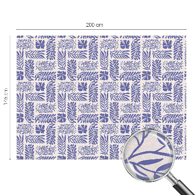 Samolepiaca fólia na sklo Rastlinné vzory