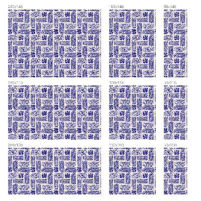 Samolepiaca fólia na sklo Rastlinné vzory