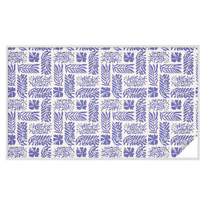 Samolepiaca fólia na sklo Rastlinné vzory