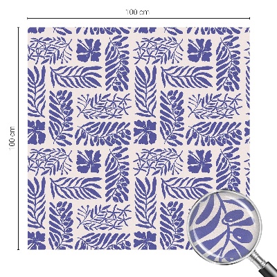 Samolepiaca fólia na sklo Rastlinné vzory