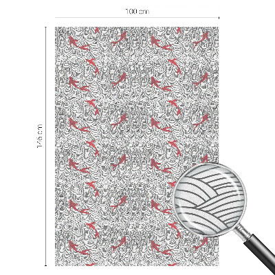 Fólia na okno na ochranu súkromia Vlnitý vzor