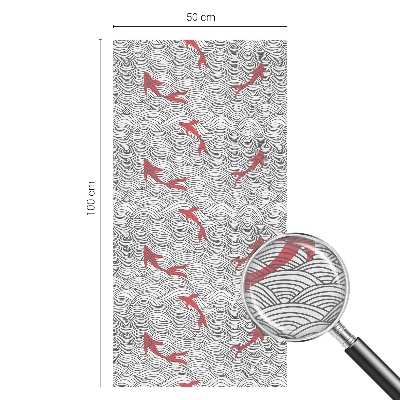 Fólia na okno na ochranu súkromia Vlnitý vzor