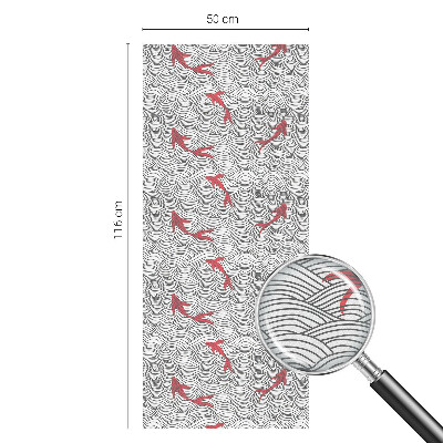 Fólia na okno na ochranu súkromia Vlnitý vzor