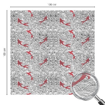 Fólia na okno na ochranu súkromia Vlnitý vzor