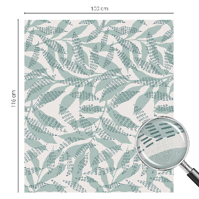 Dekoračná fólia na sklo vitráž Zelené listy