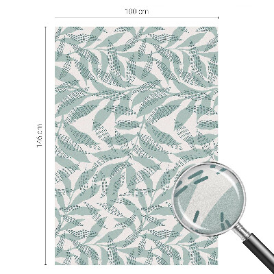 Dekoračná fólia na sklo vitráž Zelené listy