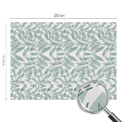 Dekoračná fólia na sklo vitráž Zelené listy